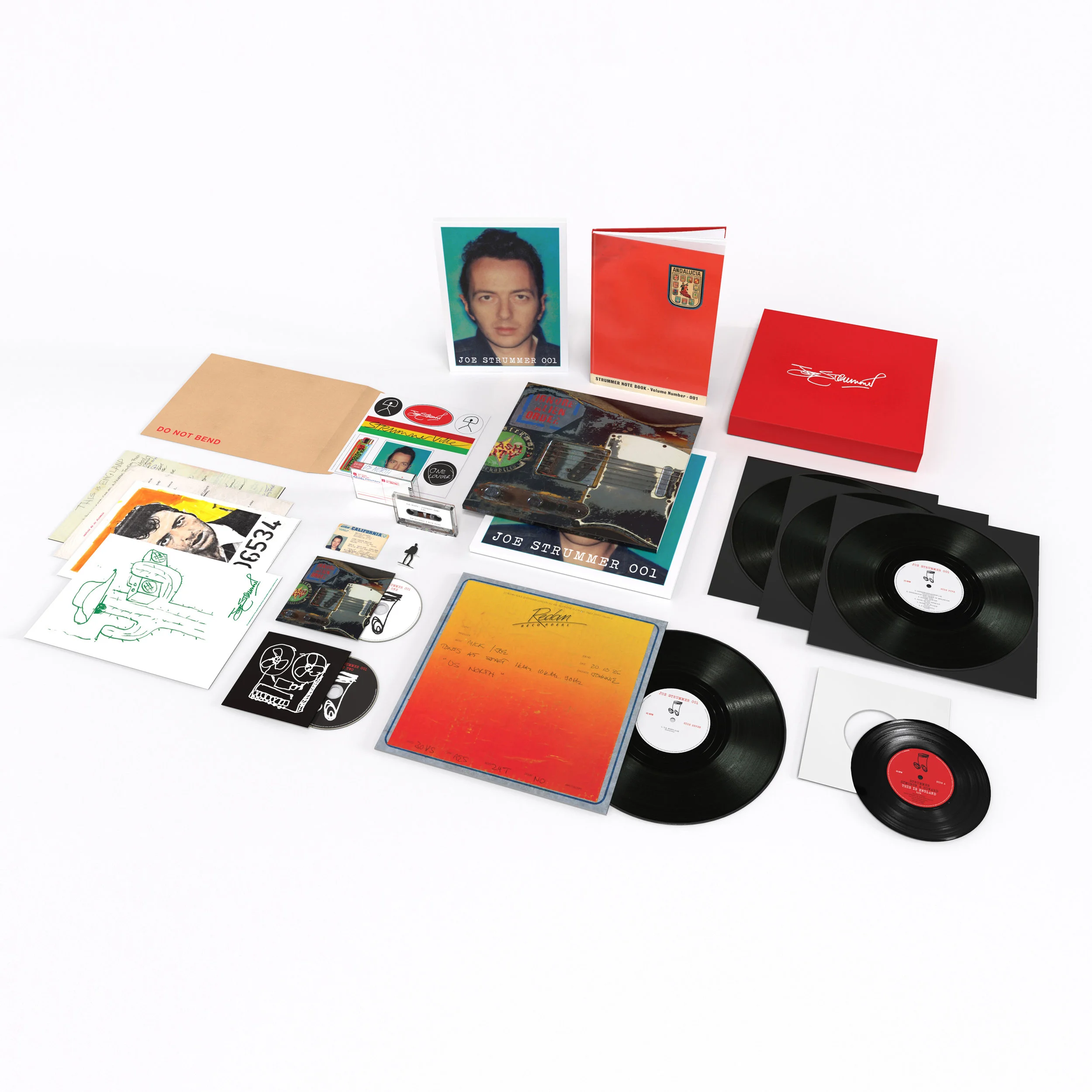 JOE STRUMMER 001' LP/CD/DIGITAL Box Set featuring rare and
